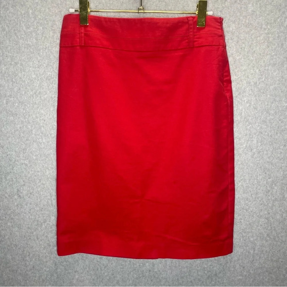Sandro Studio Red Cotton Mini Skirt - Picture 1 of 6